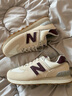 NEW BALANCE NB574官方休闲鞋女鞋复古舒适秋冬透气网鞋轻便百搭潮流运动鞋 米白色 WL574RCF 37.5 (脚长24cm)尺码详询客服 实拍图