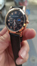 【网红爆款】商务腕表石英运动表休闲皮带男女手表 合金黑色【升级】 实拍图