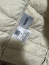 鸭鸭（YAYA）佟丽娅同款轻薄羽绒服女新款冬季短款圆领内胆修身时尚薄外套男 米白色【女款无领】 M 【建议90-100斤】 实拍图