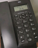 得力（deli）电话机座机 固定电话 办公家用  免提通话 大字按键 来电显示  33490黑 实拍图
