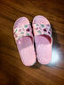 维布伦（VEBLEN）防滑拖鞋女外穿夏季印花室内居家软底凉拖鞋厚底浴室洗澡凉拖女款 69222草莓水晶粉 36-37 实拍图