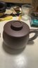 百年利永宜兴紫砂盖杯纯全手工原矿紫泥竹趣杯功夫茶具办公家用泡茶水杯子 实拍图