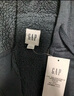 盖璞（GAP）男女装2025秋季新款LOGO仿羊羔绒宽松连帽衫卫衣美版 灰黑色 2XL 美码  3XL亚洲码185/124A 实拍图
