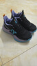 特步（XTEP）儿童童鞋风猎篮球鞋实力街篮运动鞋 黑/兰紫色 34码 实拍图