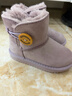 巴拉巴拉童鞋儿童雪地靴男女童棉靴加厚加绒中筒靴2025新款冬靴子保暖鞋子 实拍图