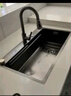 JOMOW水槽5.0加厚厨房大单槽一体盆304不锈钢洗碗池槽多功能洗菜盆GL/d 60*46【5.0加厚】耐磨耐刮 【默认发右下水】左下水需下单备注 实拍图