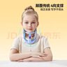 猫太子防低头坐姿矫正器儿童颈椎护颈托医用学生脖子抬高器前倾纠正器写作业防近视视力保护器支架神器蓝 实拍图