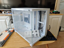 航嘉（Huntkey）S960暴风雪X白色全景版海景房机箱（双面钢化玻璃/左右分区/360水冷/9风扇位/MATX主板） 实拍图