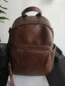 viney牛皮双肩包女大容量轻便旅行包背包大学生高中书包生日圣诞礼物 实拍图
