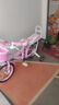鑫旺彤自行车儿童3-6-10岁单车男女童轻便脚踏车辅助轮5岁女孩车公主车 粉色【加宽加大坦克轮】 14寸 适合身高95-115cm 实拍图