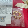 周六福简约足金999黄金耳圈耳环女生日礼物计价AA090923 一对 约1.24g 实拍图