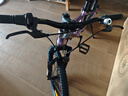 京东京造 24英寸青少年山地车自行车铝合金禧玛诺7速碟刹成年人学生霞光紫 实拍图