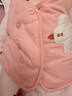 童泰（TONGTAI）婴儿马甲秋冬季纯棉夹棉儿童衣服男童女童外出上衣坎肩马夹 粉色 66 实拍图