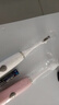 【已售20万＋】电动牙刷全自动智能声波防水家用宿舍成人学生男女情侣套装情人节礼物 2支套装【白+粉】质感颜值电池款 实拍图