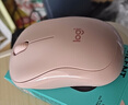 罗技（Logitech）M221轻音鼠标 无线鼠标 办公鼠标 对称鼠标 带无线微型接收器 茱萸粉 实拍图