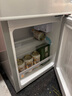 奥克斯（AUX）家用双门迷你小型冰箱 冷藏冷冻保鲜小冰箱 宿舍租房节能电冰箱 【国家补贴】BCD-24K118 基础款 银色 实拍图