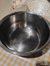 美厨（MAXCOOK）304不锈钢盆洗菜盆调料盆 加大加厚味斗34cm 和面MCWA8527 实拍图