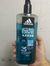 阿迪达斯 （adidas）男士沐浴露洗发水洗面奶三效合一 游泳去氯清爽控油保湿冰点600ml 实拍图