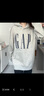 GAP男女装2025秋季新款logo印花抓绒宽松套头连帽衫卫衣786923 黑色 M (170/92A) 亚洲尺码 实拍图