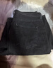 优衣库女装男装宽松廓形牛仔裤/弯刀镰刀裤子25秋冬新款479000 08 深灰色 26 /160/66A 实拍图