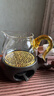 一品工坊台湾公道杯高硼硅玻璃公杯纯手工加厚大号分茶器茶海茶道茶具配件 黄把400ML 实拍图