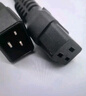 广昌兴（G.C.X）PDU服务器10a c13-c14电源线 3*1.0平方1.8米无氧铜3C认证公母头三孔延长连接线支持欧标IEC 实拍图