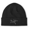 ARC'TERYX始祖鸟 EMBROIDERED BIRD TOQUE 男女同款 绒线帽 BLACK/黑色 均码 实拍图