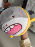 网红小鲨bee搞怪创意毛绒公仔抱枕生日情人节礼物鲨鱼蜜蜂玩偶 鲨鱼&Bee 23厘米 实拍图