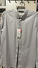 京东京造【奢华200支】衬衫男白衬衫长袖衬衫外套男装冬装高端 灰色 43 实拍图