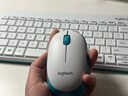 罗技（Logitech）MK245 Nano 键鼠套装 无线键鼠套装 办公键鼠套装 紧凑型 可调支架 带无线2.4G接收器 白 实拍图