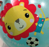 费雪（Fisher-Price）儿童玩具球宝宝小皮球拍拍球38cm(黄色含打气筒)生日礼物礼品 实拍图