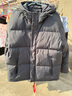 京东京造羽绒服男鸭绒加厚防寒工装面包服短款冬季外套衣服 黑色 3XL 实拍图