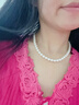 伊灿正圆施家仿珍珠项链女轻奢小众高级感锁骨链2025新款爆款气质颈链 施家正圆珍珠项链（6mm） 实拍图