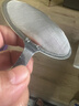 不锈钢漏勺过滤网筛极细家用滤油勺厨房油渣勺打沫勺一体成型 食品级不锈钢 【大号+中号】100密丿品质保障 实拍图