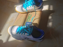 YONEX尤尼克斯羽毛球鞋yy入门级训练减震动力垫男女SHB101CR 白/蓝41码 实拍图
