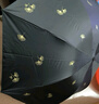 天堂伞太阳伞防晒防紫外线遮阳伞户外伞晴雨两用便携雨伞男女 银杏叶-黑色 实拍图