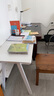 华舟实木书桌简约小户型家用写字桌台式电脑桌卧室学习桌 0.8米白色 实拍图