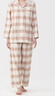 无印良品（MUJI）女式无侧缝法兰绒睡衣女士家居服女款纯棉25年秋季套装 女装 粉红色格纹 M （上装160/84A 下装160/66A） 晒单实拍图