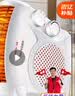 小型取暖器家用暖风机电热取暖器桌面小型电暖器热风机电暖气节能省电小型电热烤火炉热风机 米色【三档调节】-单温控-线长1.2米 实拍图