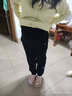 爱宝适孕妇打底裤春秋冬纯棉孕妇裤子外穿高腰托腹裤孕妈装XXL黑色M403 实拍图