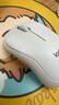罗技（Logitech）M221 轻音鼠标 无线鼠标 办公鼠标 对称鼠标 带无线微型接收器 米白色 实拍图
