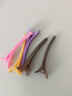 【明星同款】磨砂彩色无痕鸭嘴夹洗脸化妆专用发卡刘海 5个装颜色随机 实拍图