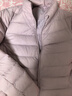 雪中飞男女立领秋羽绒百搭轻薄鸭绒立领修身轻盈隐藏式口袋 X-螺甸紫|6311-女 XS 160/84A 实拍图