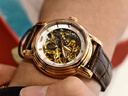 宝茄达（BRIGADA）手表女士 女士手表机械 防水机械表镂空自动夜光机械手表七夕送礼 玫壳棕色皮带 实拍图