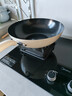 小熊（Bear）陶瓷精铁炒锅无化学涂层炒菜锅 32cm家用平底锅电磁炉燃气灶通用 实拍图