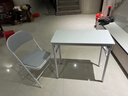 全品屋可折叠书桌电脑桌台式学生长条桌卧室简易写字学习桌子办公桌 实拍图