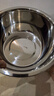 炊大皇 不锈钢盆筛五件套304钢加大加厚洗菜盆沥水和面盆沙拉拌菜调料盆 实拍图