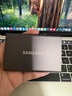 三星（SAMSUNG）T7 移动固态硬盘 读速1050MB/s安卓手机电脑通用 重约58g 轻巧便携 太空灰 1T 实拍图