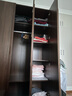 天坛家具 现代板式衣柜 简约现代大衣柜 环保木衣柜 榆木板木组合 三门衣柜 实拍图