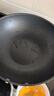 三禾0涂层炒锅无涂层不粘锅304钛不锈钢电磁炉通用炒菜锅32cmLC32S16 实拍图